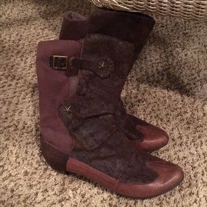 Diesel shin length cowboy boots
